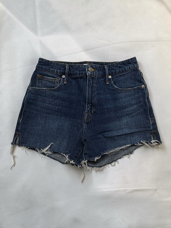 Good American Pants - Good American The Cut-Off High Waisted Denim Jean Shorts Blue Size 6 / 28